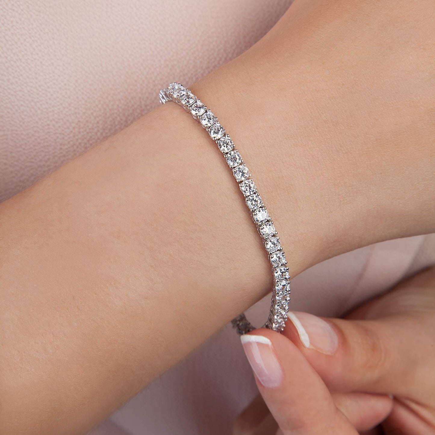 Moissanite Tennis Bracelet